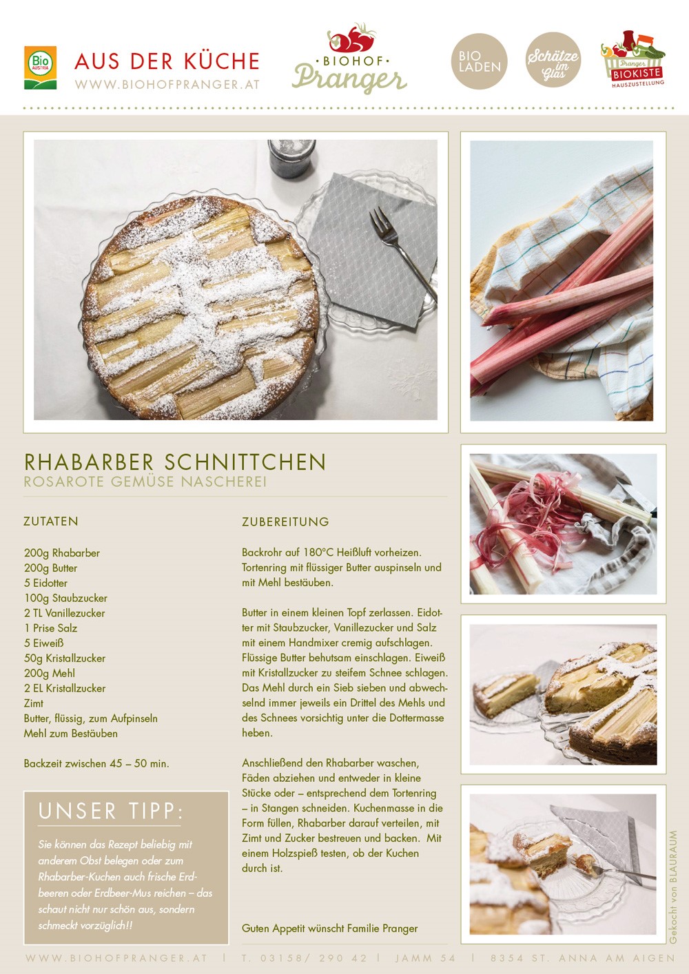 Rhabarberkuchen