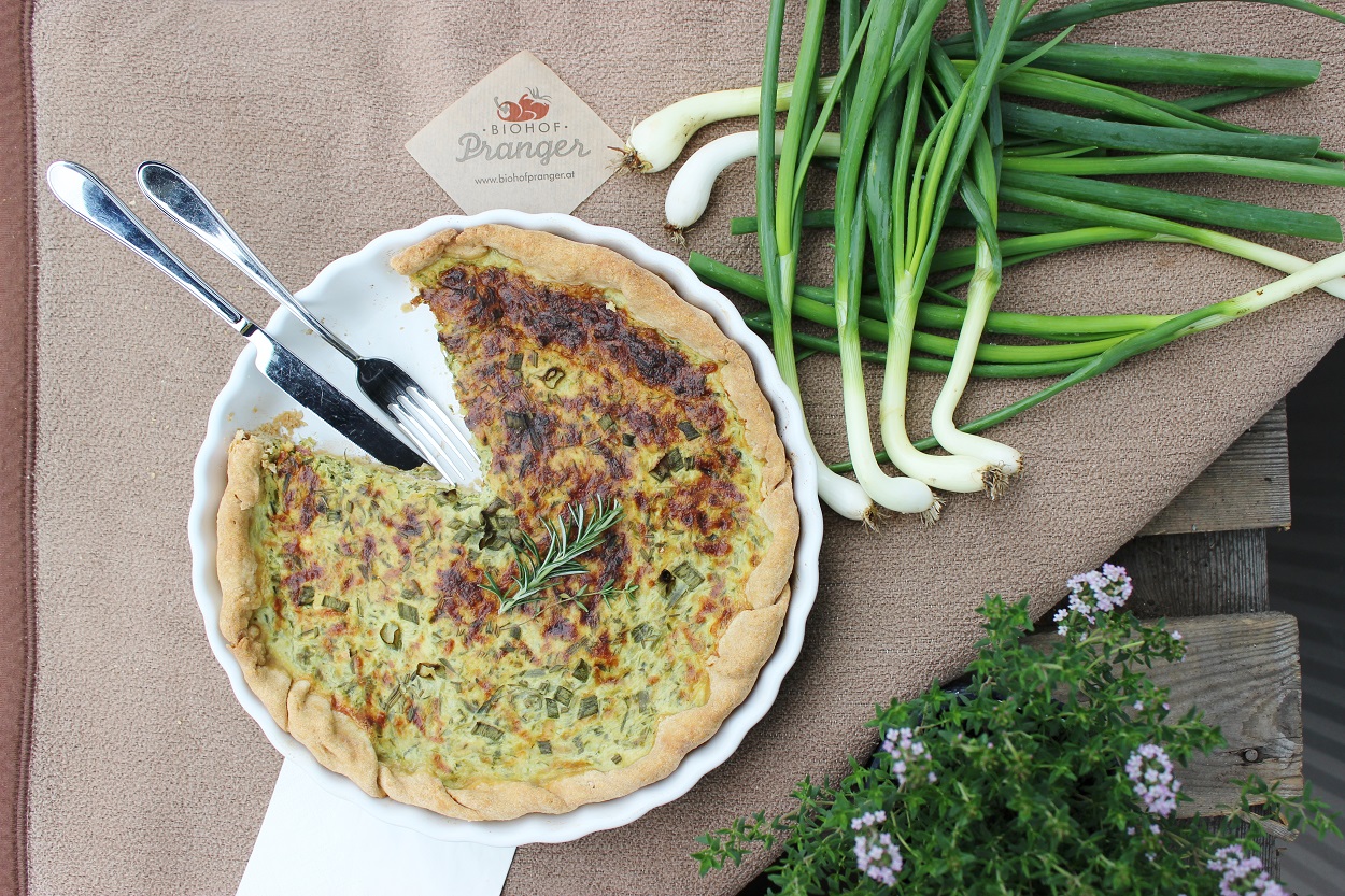 Jungzwiebel Quiche