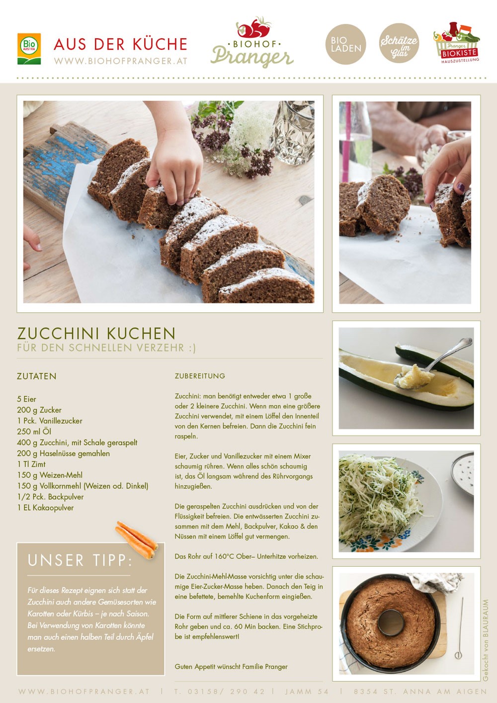 Zucchinikuchen