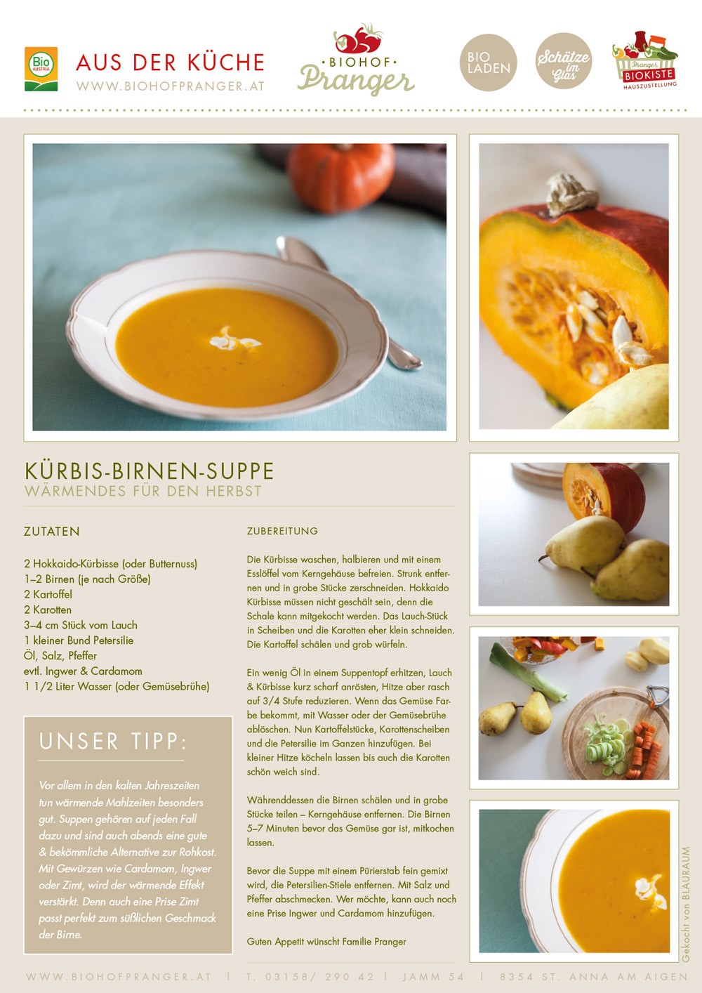 Kürbissuppe