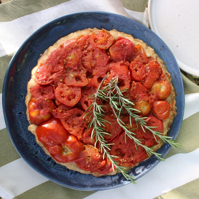 Biohof Pranger - Rezepte - Tomaten Tarte Tatin
